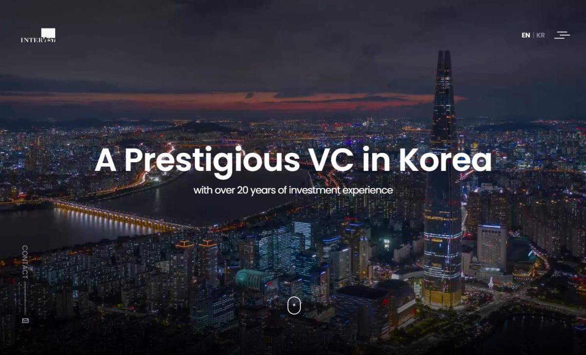 벤처캐피탈 투자 기업 소개와 투자 포트폴리오 정보를 제공하는 투자 회사 홈페이지