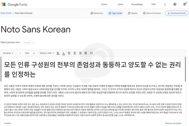 웹디자인 웹폰트
