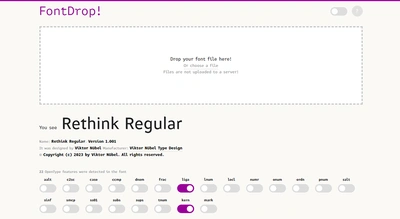 폰트드롭(FontDrop!)으로 폰트, 웹폰트 미리보기