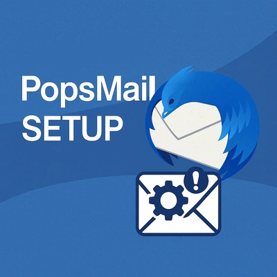 팝스메일 설정, 모질라 썬더버드