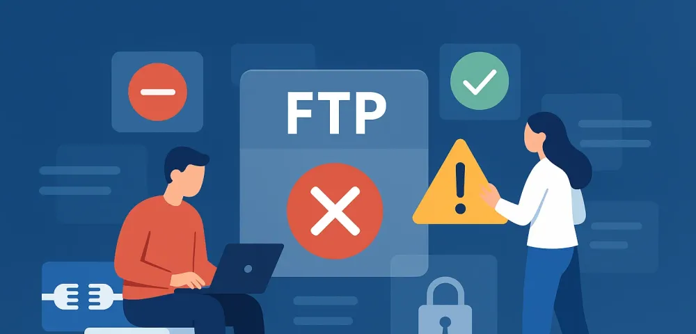 FTP 접속이 안 될 때 점검해야 할 항목은?