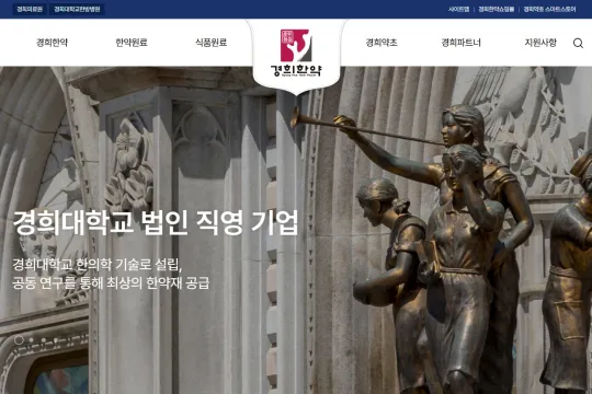 홈페이지 유지보수 및 성능 점검 사례 – 경희한약 웹사이트