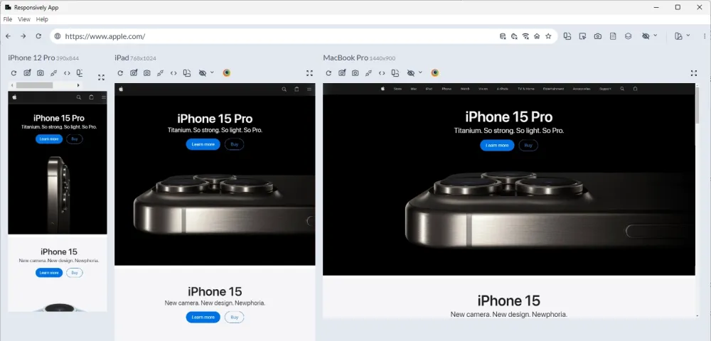 Homepage and Website Design Sizes