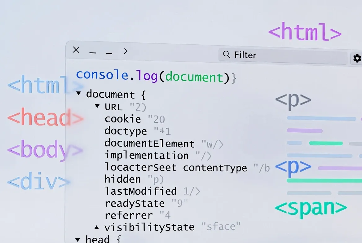 자바스크립트 console.log(document)