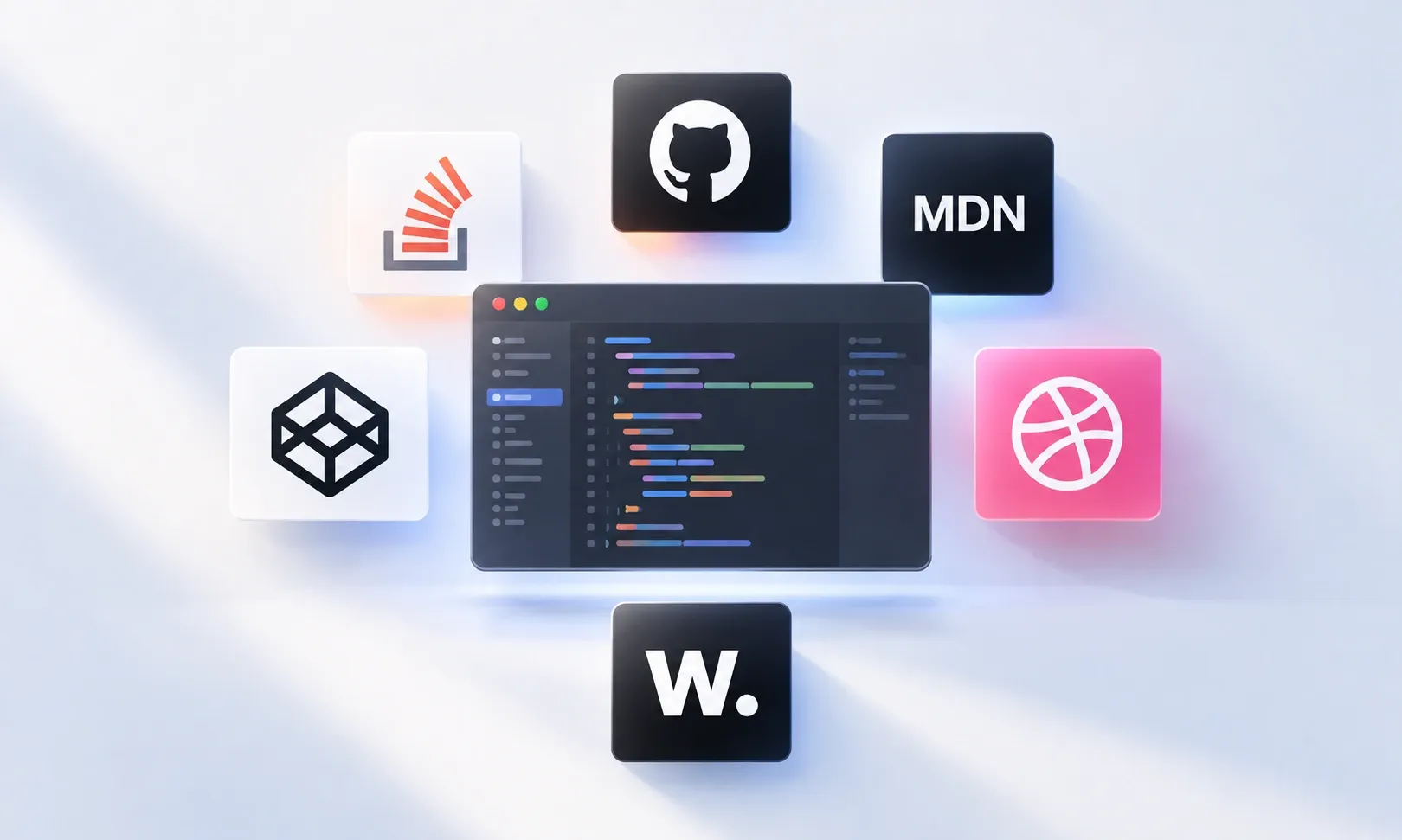 웹 개발·디자인 참고 사이트 모음: Stack Overflow, MDN, CodePen, Dribbble, Awwwards