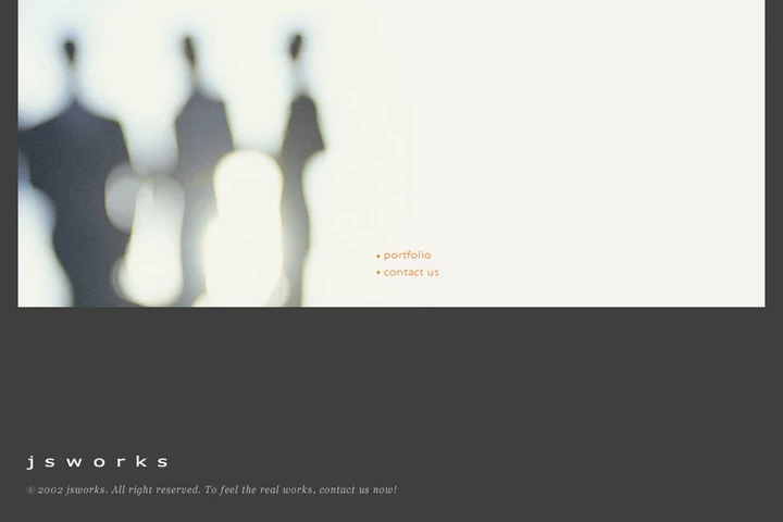 제이에스웍스, 2002년 홈페이지