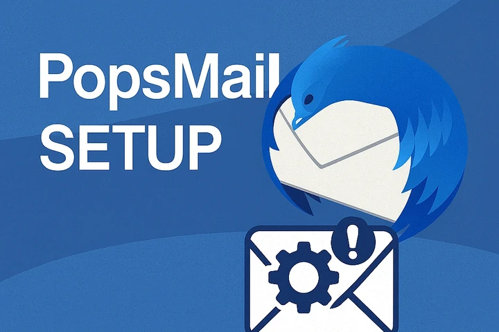 팝스메일 설정, 모질라 썬더버드