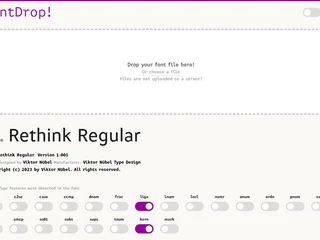 폰트드롭(FontDrop!)으로 폰트, 웹폰트 미리보기