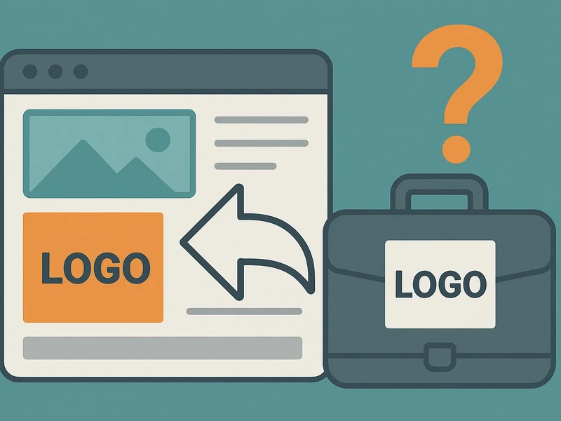 홈페이지에 넣을 회사 로고는 어떻게 하나요?