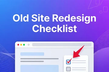 오래된 홈페이지 다시 제작하기 전에 먼저 확인할 것들