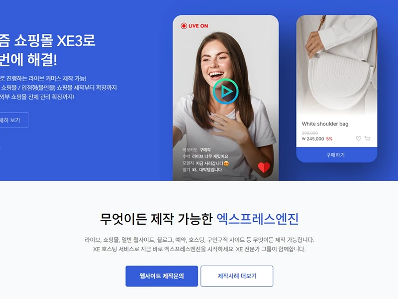 XE 엑스이, XpressEngine 엑스프레스엔진