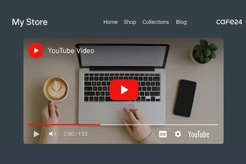 카페24 유튜브 영상 삽입 및 반응형 설정 방법