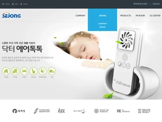 기업 홈페이지, 세종아이앤텍