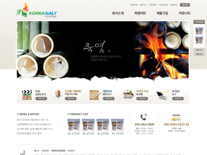 기업 홈페이지, 코리아솔트