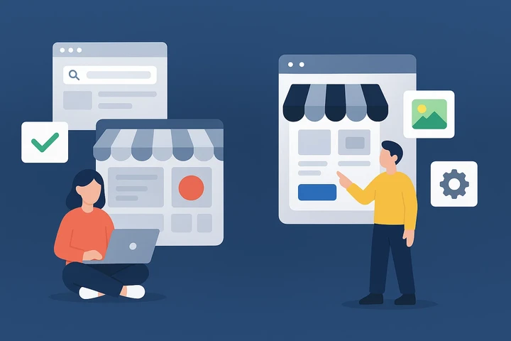 가입형 쇼핑몰과 독립형 쇼핑몰은 무엇이 다른가요?