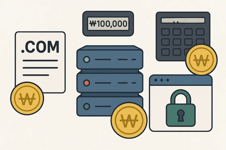 홈페이지 유지 비용은 얼마인가요?