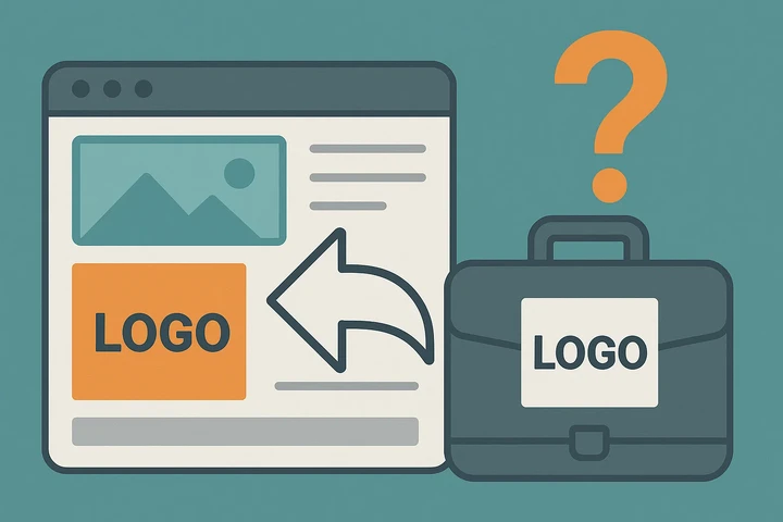 홈페이지에 넣을 회사 로고는 어떻게 하나요?