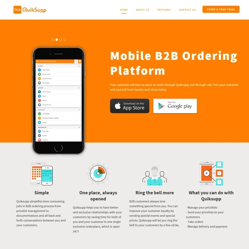 스타트업 홈페이지, Quiksupp