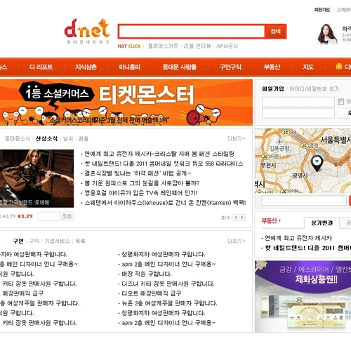 커뮤니티 홈페이지, 디넷