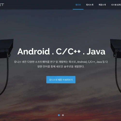 기업 홈페이지, 유니스 넷