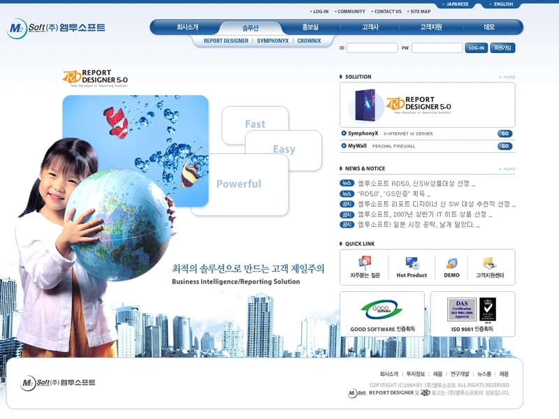 기업 홈페이지, 엠투소프트